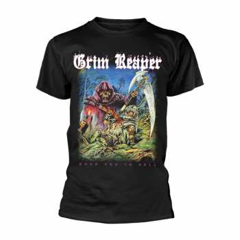 Merch Grim Reaper: T-shirt Rock You To Hell