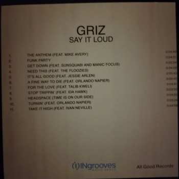 CD GRiZ: Say It Loud