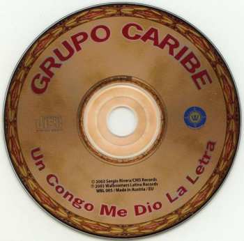 CD Grupo Caribe: Un Congo Me Dio La Letra