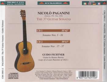 2CD Niccolò Paganini: Paganini: The 37 Guitar Sonatas