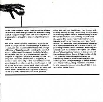 CD Guido And Maurizio De Angelis: Afyon Oppio = The Sicilian Connection (Original Motion Picture Soundtrack)