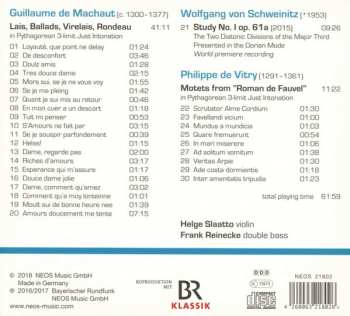 CD Guillaume de Machaut: Ars Nova - New Music