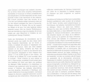 CD Guillaume de Machaut: Ballades