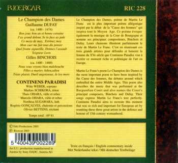 CD Guillaume Dufay: Le Champion Des Dames