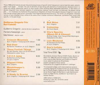 CD Guillermo Gregorio Trio: Red Cube(d)