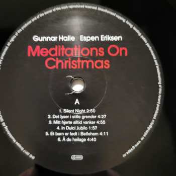 LP Gunnar Halle: Meditations On Christmas