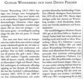 CD Malmö Kammarkör: Ur Davids Psalmer = A Selection From The Psalms Of David