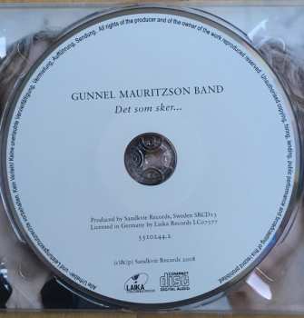CD Gunnel Mauritzson Band: Whatever Happens ... (Det Som Sker ...) DIGI