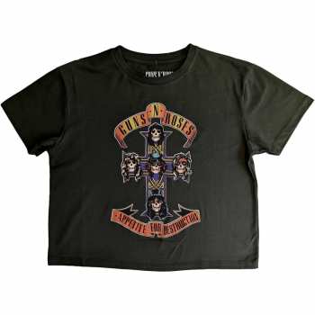 Merch Guns N' Roses: Dames Crop Top Appetite For Destruction