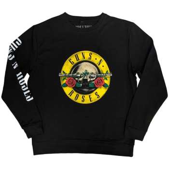 Merch Guns N' Roses: Guns N' Roses Unisex Sweatshirt: Classic Logo (sleeve Print) (x-small) XS