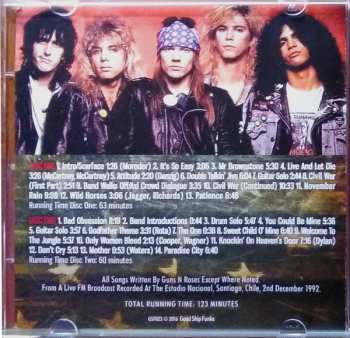 2CD Guns N' Roses: Santiago 1992