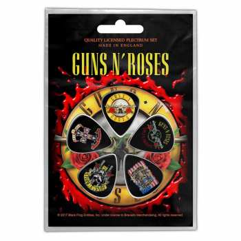 Merch Guns N' Roses: Set Plectrums Bullet Logo Guns N' Roses