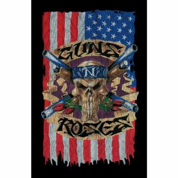 Merch Guns N' Roses: Textielposter Flag