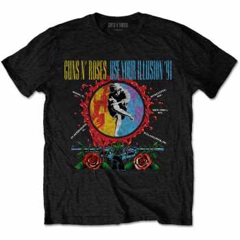 Merch Guns N' Roses: Tričko Use Your Illusion Circle Splat  S