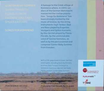 CD Günter Sommer: Songs For Kommeno