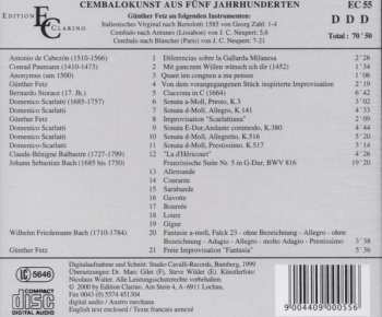 CD Günther Fetz: Cembalokunst Aus 5 Jahrhunderten