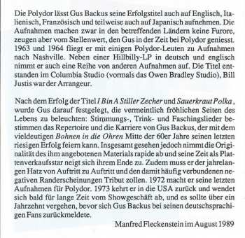 CD Gus Backus: Die Singles 1959-61