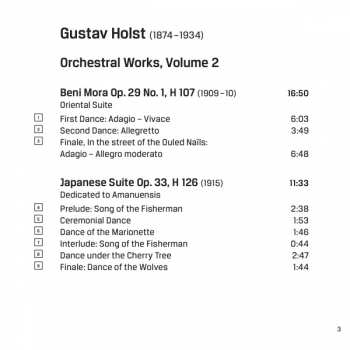 SACD Gustav Holst: Orchestral Works (Volume 2)