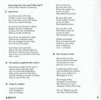 CD Gustav Holst: Vedic Hymns / Four Songs For Voice And Violin / Humbert Wolfe Songs