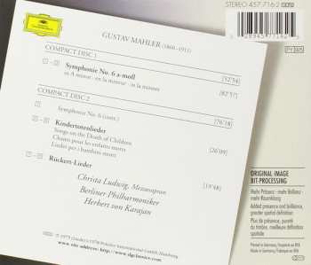 2CD Berliner Philharmoniker: 6. Symphonie · Kindertotenlieder · Rückert-Lieder