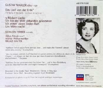 CD Wiener Philharmoniker: Das Lied Von Der Erde - 3 Rückert-Lieder