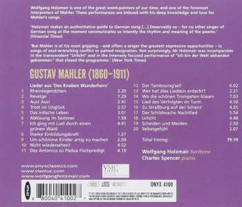 CD Gustav Mahler: Des Knaben Wunderhorn