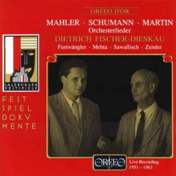CD Gustav Mahler: Dietrich Fischer-dieskau Singt Orchesterlieder