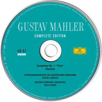 18CD/Doos Gustav Mahler: Gustav Mahler - Complete Edition LTD