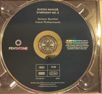 CD The Czech Philharmonic Orchestra: Mahler Symphony No. 5