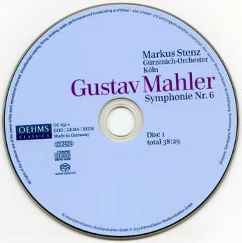 2SACD Gustav Mahler: Symphonie Nr. 6