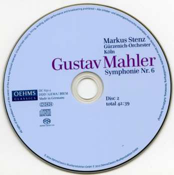 2SACD Gustav Mahler: Symphonie Nr. 6