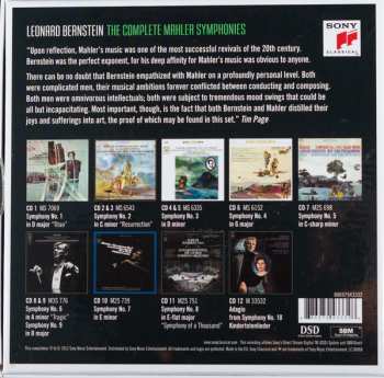 12CD/Doos Leonard Bernstein: The Complete Mahler Symphonies