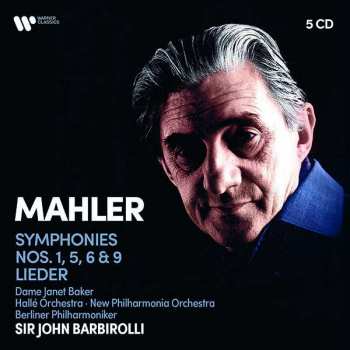 5CD/Doos Gustav Mahler: Symphonies 1, 5, 6 & 9 / Lieder