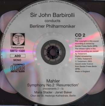 2CD Berliner Philharmoniker: Symphony No. 2 "Resurrection"