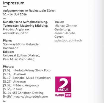 CD Gustav Mahler: Symphony No. 4; Lieder
