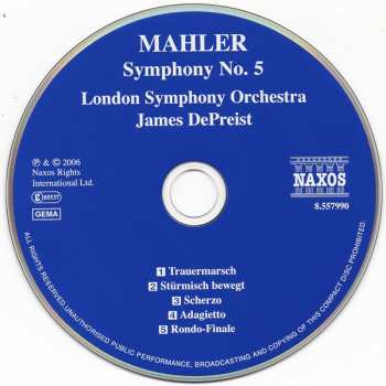 CD The London Symphony Orchestra: Symphony No. 5