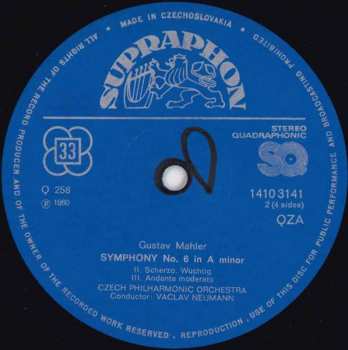 2LP The Czech Philharmonic Orchestra: Symphony No˚ 6 / Symphony No˚ 10 (Adagio) (2xLP)