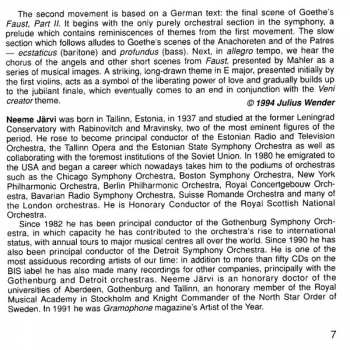 CD Gustav Mahler: Symphony No. 8 in E flat major "Symphony of a Thousand"