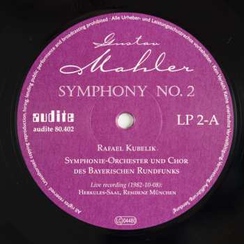 2LP Gustav Mahler: Symphony No.2