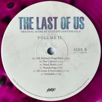 2LP Gustavo Santaolalla: The Last Of Us (Original Score - Volume II) CLR | LTD