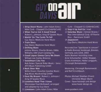 CD Guy Davis: On Air