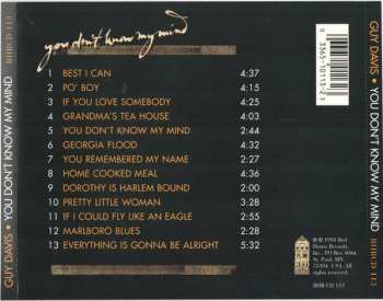 CD Guy Davis: You Don't Know My Mind