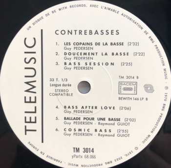 LP Guy Pedersen: Contrebasses