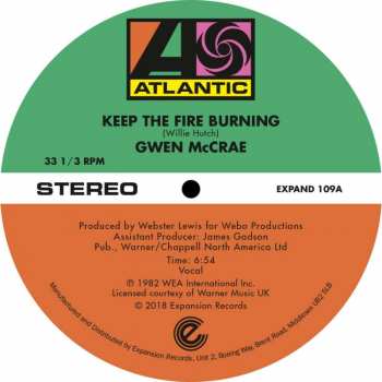 LP Gwen McCrae: Keep The Fire Burning / Funky Sensation