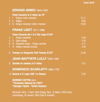 CD Gyorgy Cziffra: Grieg & Liszt from Paris, 1959