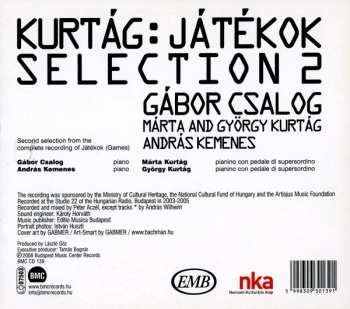 CD György Kurtág: Játékok Selection 2