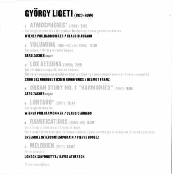 CD György Ligeti: Atmosphères