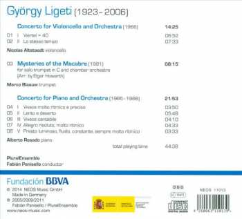 CD Nicolas Altstaedt: Cello Concerto - Mysteries Of The Macabre - Piano Concerto