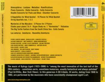 4CD György Ligeti: Clear Or Cloudy - Complete Recordings On Deutsche Grammophon