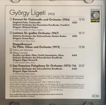 CD György Ligeti: Konzert Für Violoncello Und Orchester / Lontano / Doppelkonzert / San Francisco Polyphony